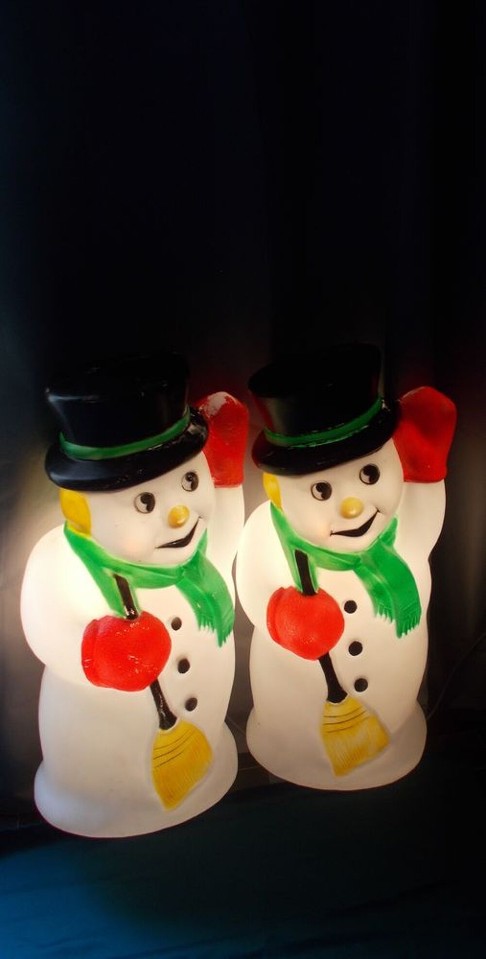 BONHOMMES DE NEIGE LUMINEUX Décoration