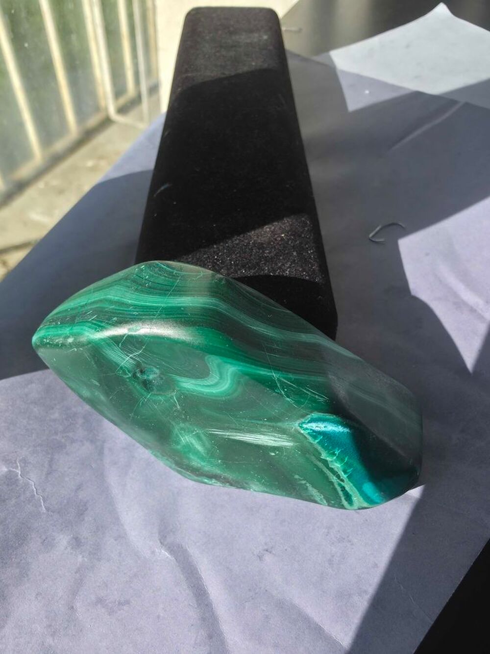 Magnifique Chrysocolle Malachite de Collection-Katanga(RDC) 185g 