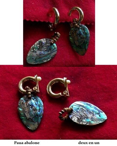 Boucles d'Oreille  Opale des mers 50 Antibes (06)