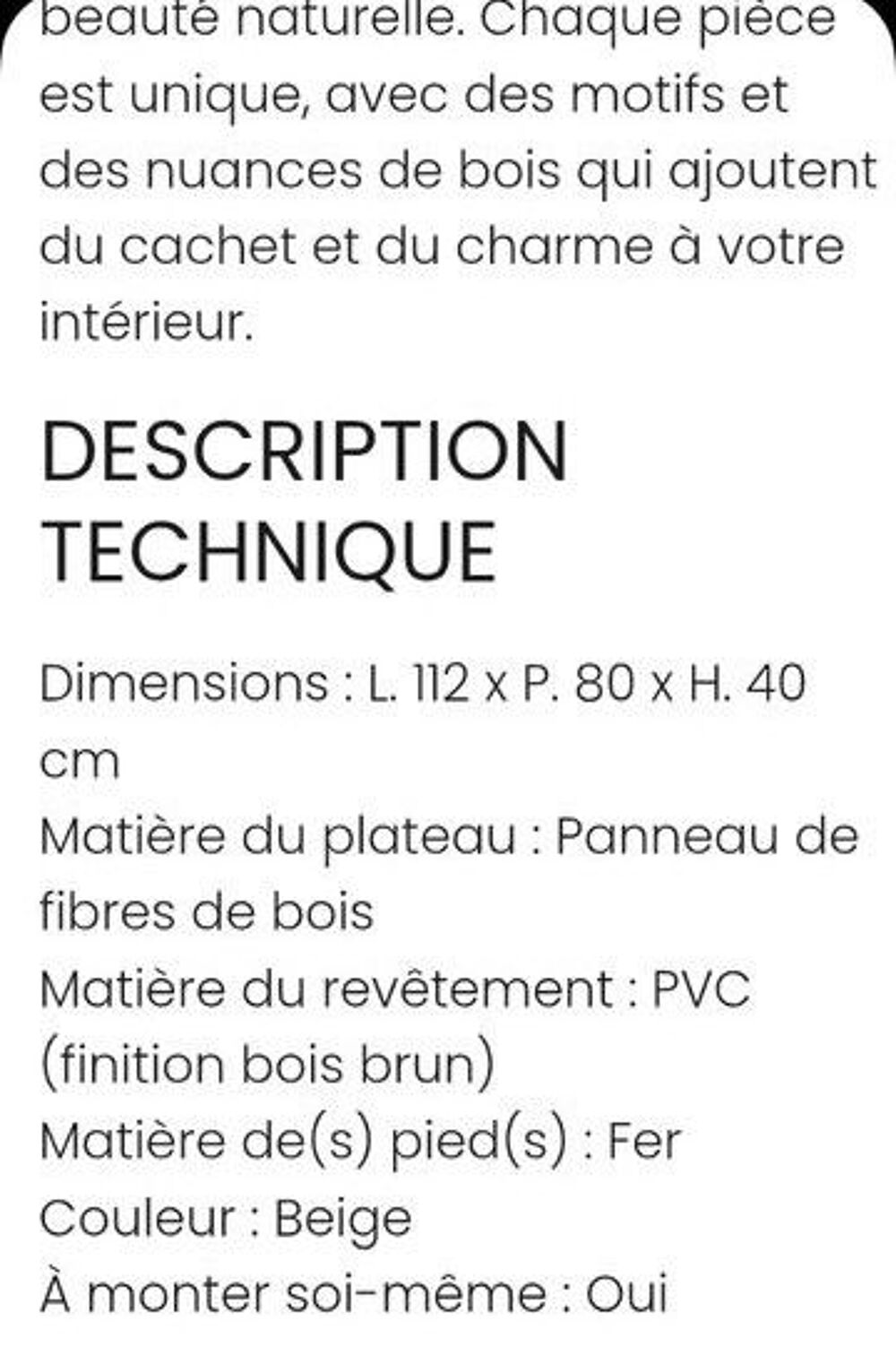 2 tables basses Meubles