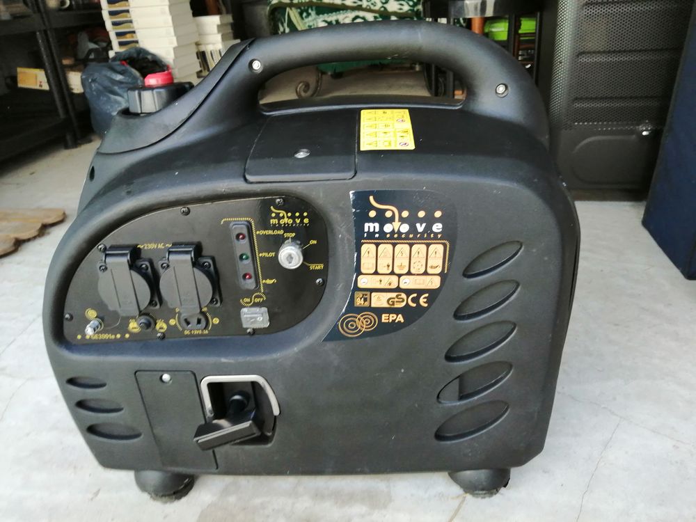 Groupe &eacute;lectrog&egrave;ne 2000W MOOVE R&eacute;f GE2000i neuf Bricolage