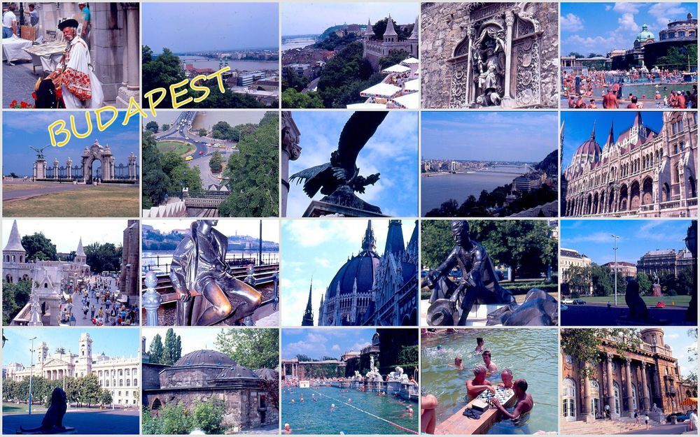  HONGRIE BUDAPEST 80 diapositives-de voyages Photos/Video/TV
