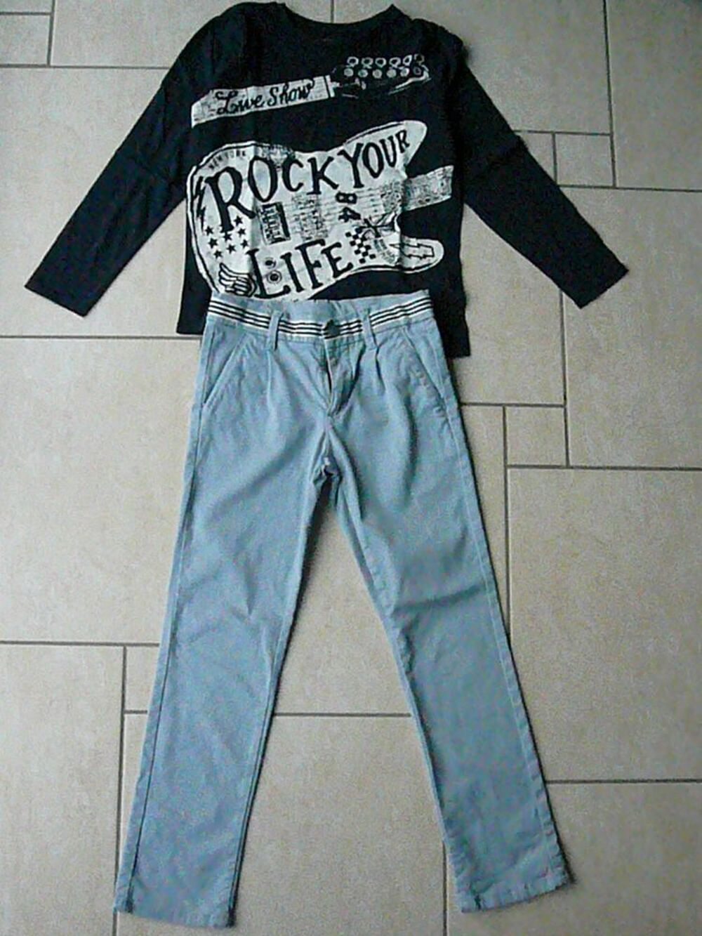 Ensemble 2 pi&egrave;ces 9 ans (n&deg;7) Vêtements enfants