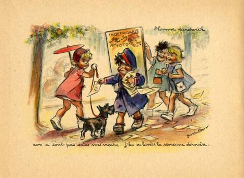 Germaine Bouret, L'Homme sandwich Le Cannet (06)