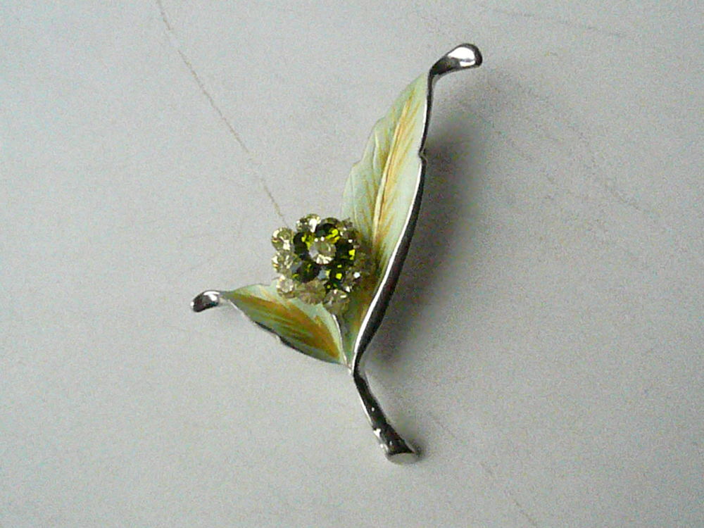 Broche feuille Bijoux et montres
