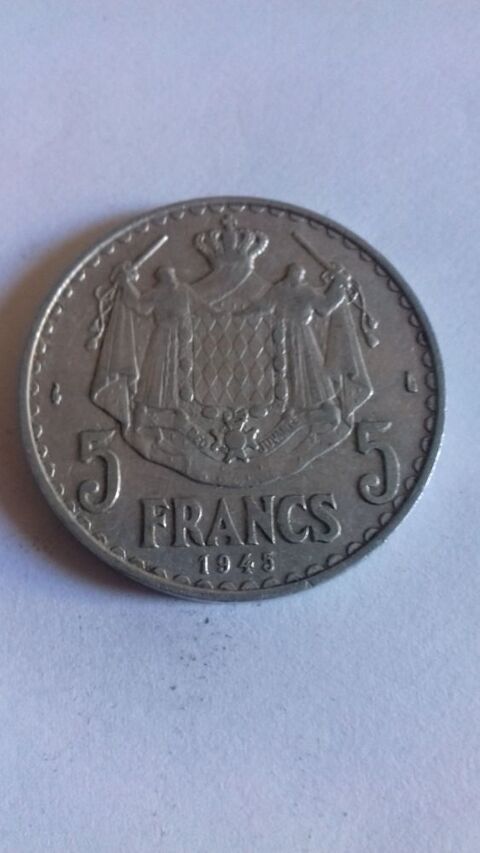 Pi�ce de 5F 1945 Monaco 10 Besan�on (25)