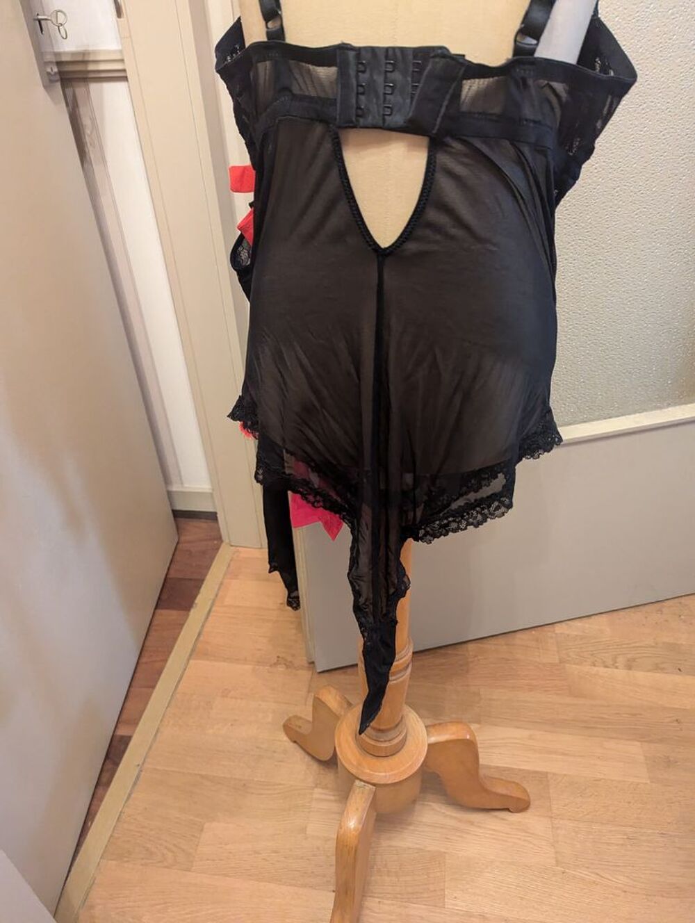 Body noir en dentelle Vêtements