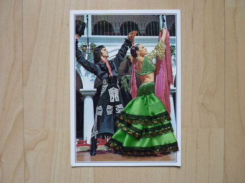 Carte postale tissu brod� 3 Saint-Pargoire (34)