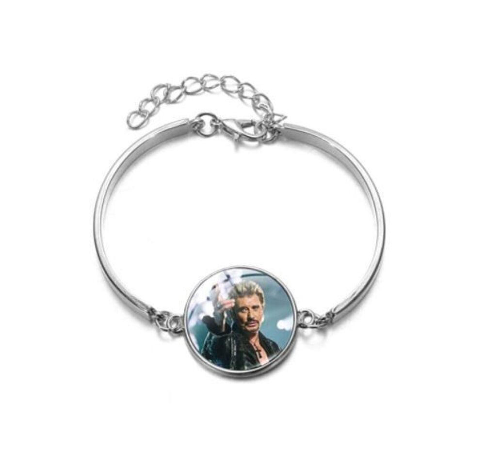 Superbe bracelet f&eacute;minin hommage au 'taulier' Johnny Bijoux et montres