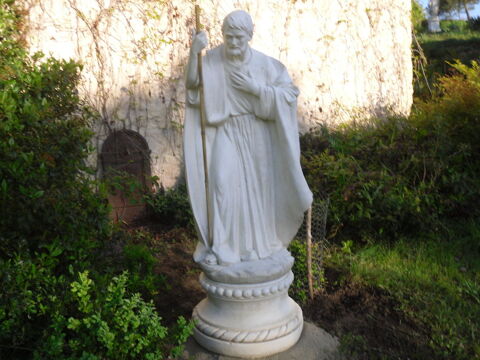 STATUE RELIGIEUSE  ST  JACQUES DE COMPOSTELLE  H 110CM 350 Boucagnres (32)