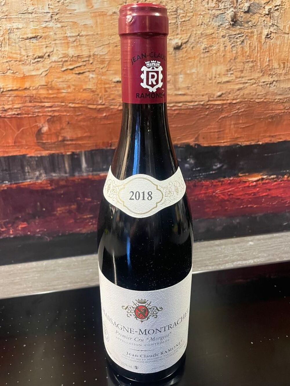 1 Bt CHASSAGNE-MONTRACHET MORGEOT Rouge 1er Cru 2018 RAMONET Cuisine