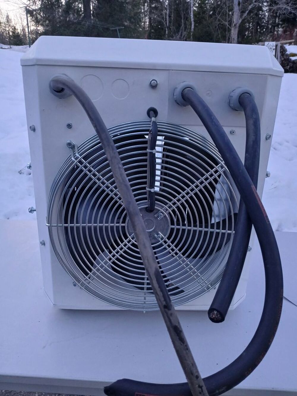 A&eacute;rotherme &eacute;lectrique industriel FRICO 9 kW ? 230/400 V Bricolage