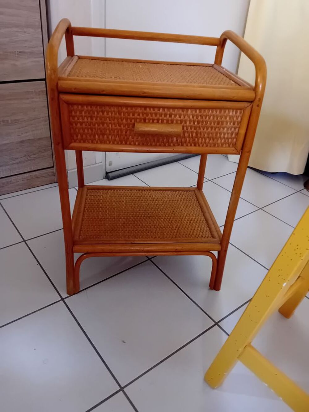Table de chevet rotin Meubles