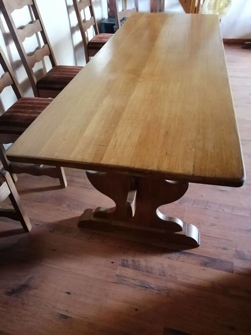 table monast&egrave;re ch&ecirc;ne massif Meubles
