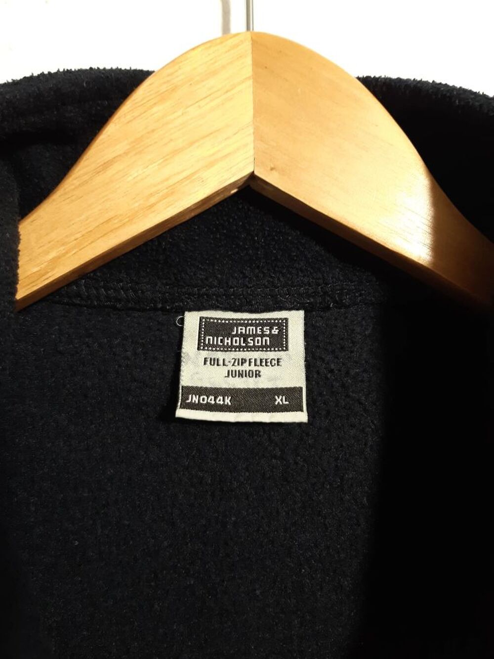 Gilet polaire Gar&ccedil;on Noir - James &amp; Nicholson V�tements enfants