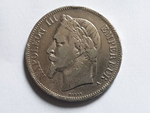 Pice 5 Francs 1870 A Napolon III 0 Bordeaux (33)