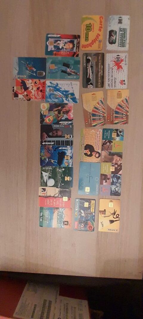 Lot ancienne cartes téléphonique ( telecarte) 30 Valence (26)