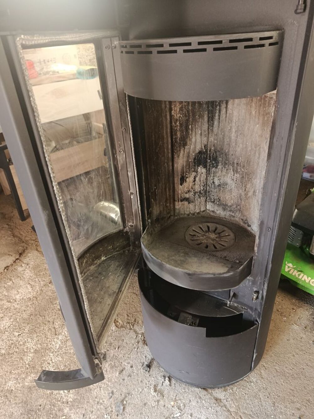 Po&ecirc;le &agrave; bois rotatif Novaline Perla Meubles