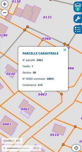  Terrain � vendre 614 m�