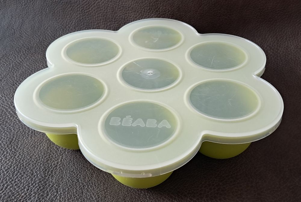Plateau multiportions en silicone 7 portions pour b&eacute;b&eacute; B&eacute;aba Puériculture