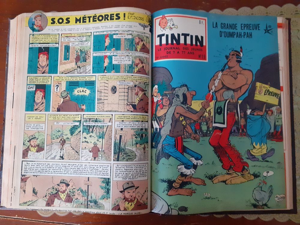 RELIURE JOURNAL DE TINTIN 1958 - TOME I Livres et BD