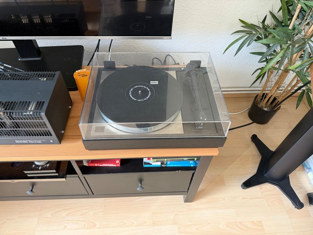 Platine vinyle LINN Sondek LP-12 noire &eacute;b&egrave;ne Audio et hifi