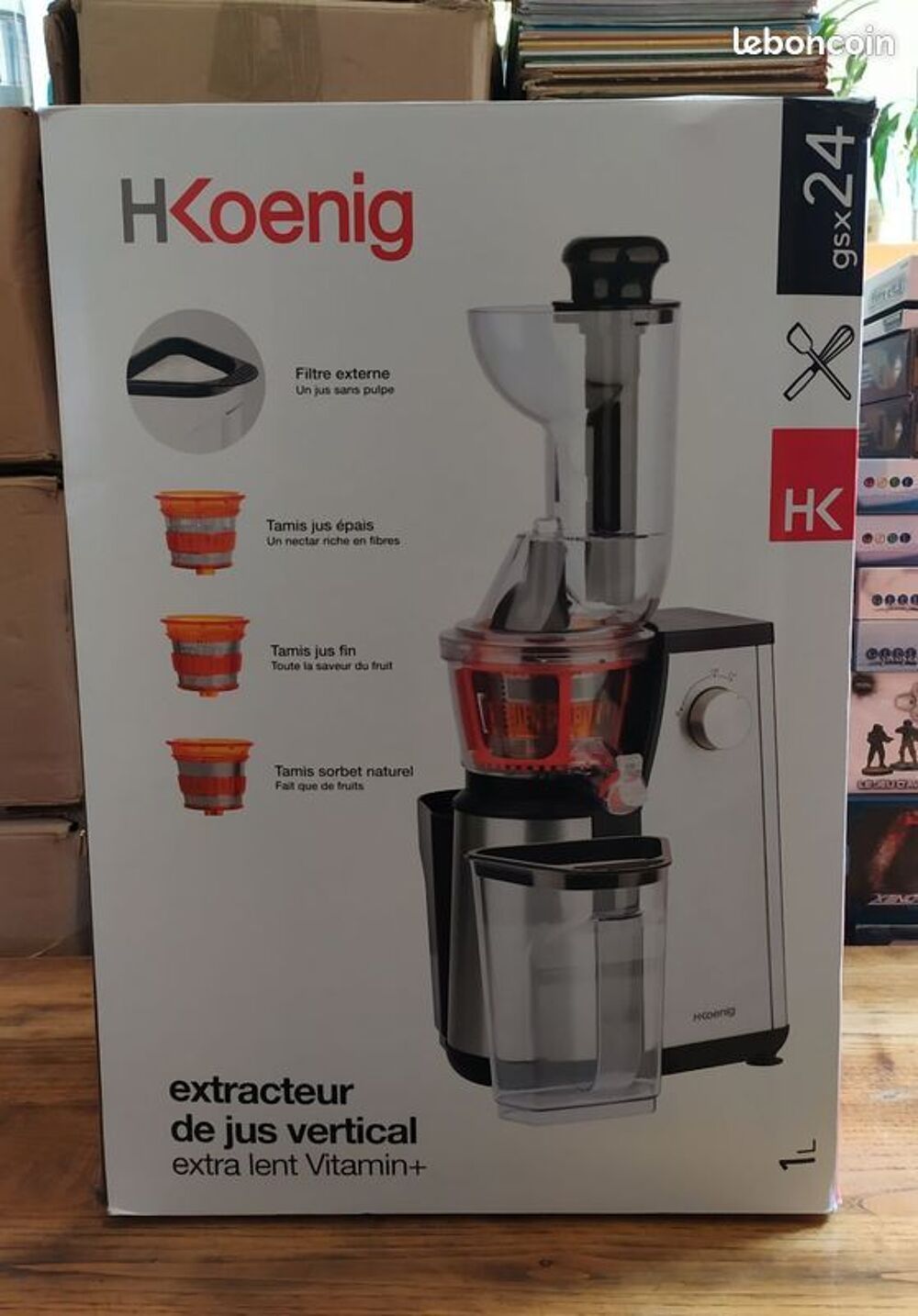 Extracteur de jus (H.Koenig GSX22 Vitalice) neuf Electroménager