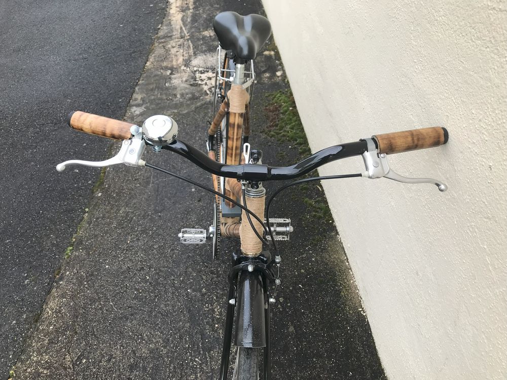 V&eacute;lo vintage cadre bambou mod&egrave;le unique Vélos