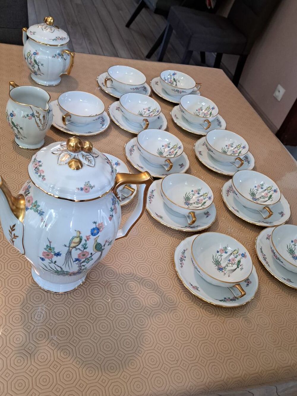 Magnifique Service &agrave; caf&eacute; / th&eacute; LIMOGES RAYNAUD Electroménager