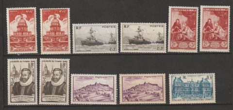 TIMBRES NEUFS** ANNEES 1944 et 1946
14 Valros (34)