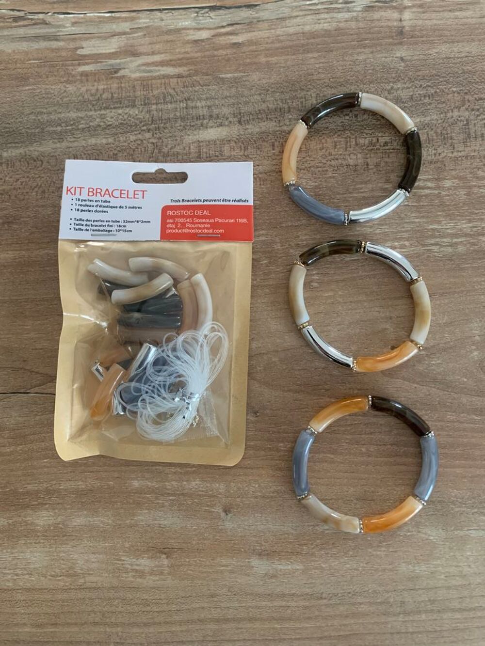 Lot de 3 Bracelet &agrave; monter Bijoux et montres
