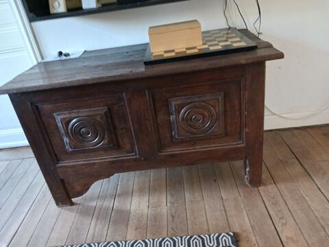 Coffre breton 19me sicle 100 Saint-Leu-la-Fort (95)