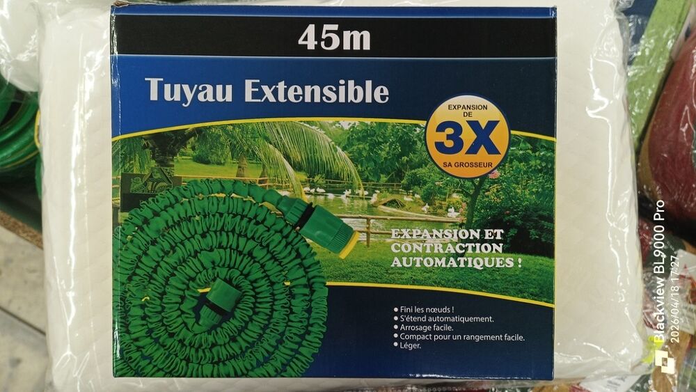 Tuyau extensible vert 45m neuf Jardin