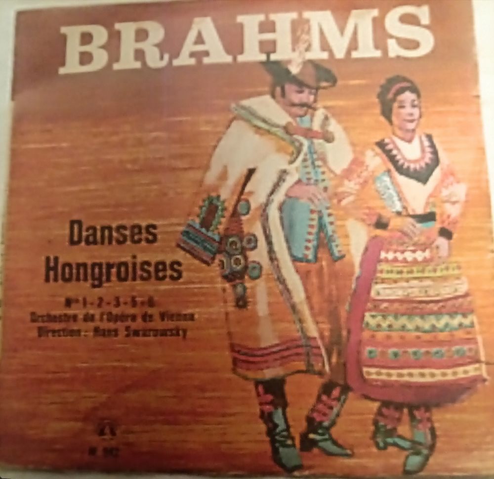  BRAHMS / DISQUE VYNIL 45 TOURS / HANS SWAROWSKY CD et vinyles
