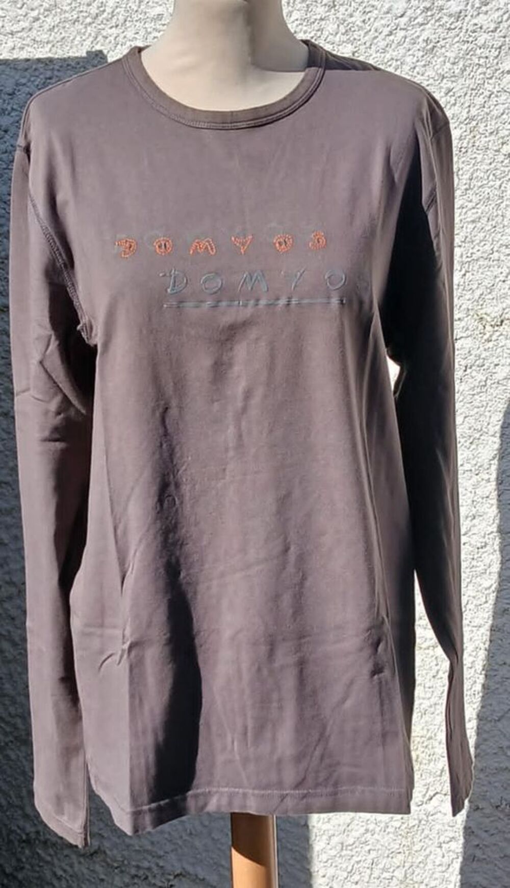 Tee-shirt Gris pour Homme en Taille L de Decathlon Cr&eacute;ation Vêtements