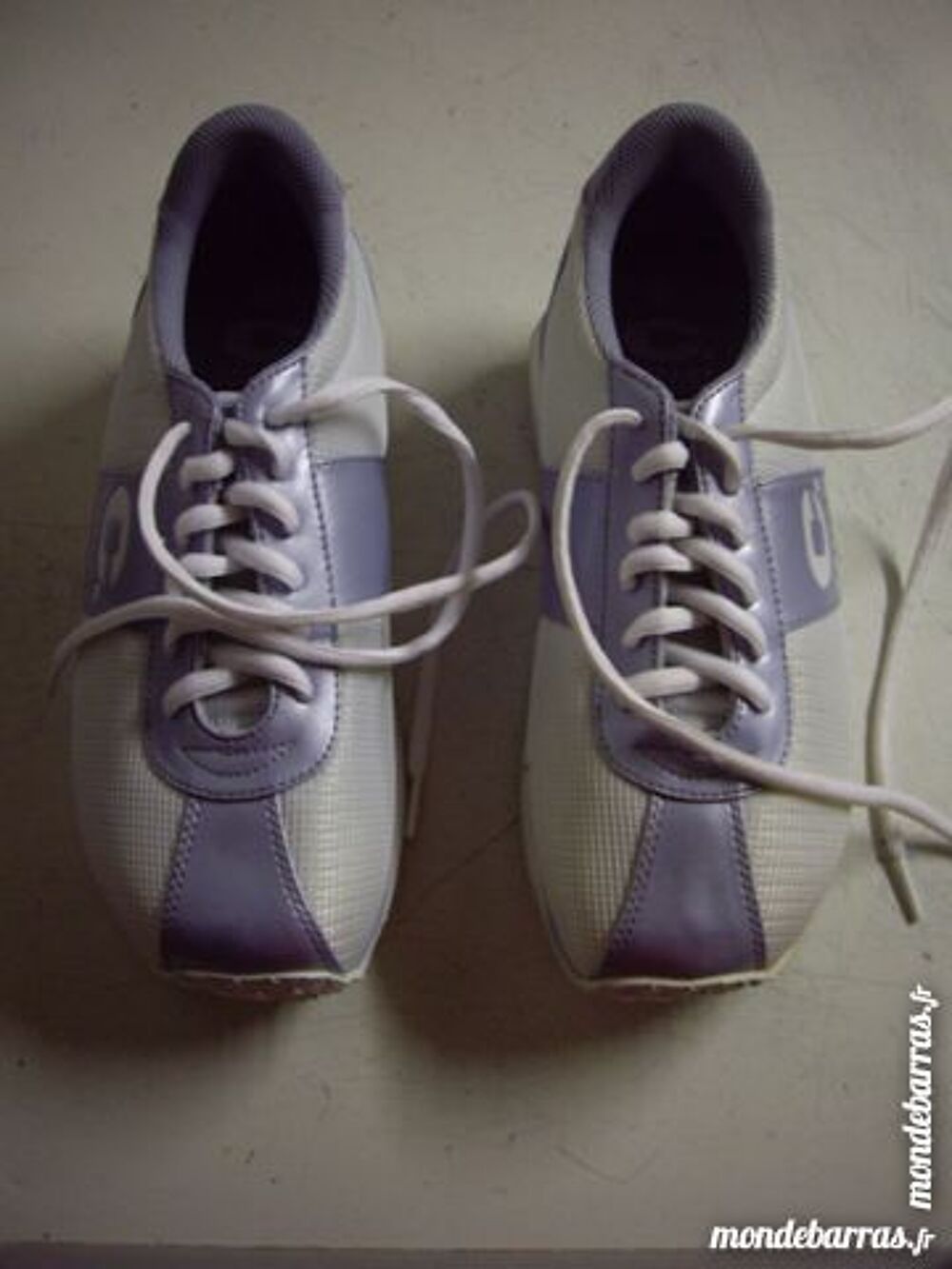 Joggers de ville pt 38 Blanc-bleu gris&eacute; Chaussures