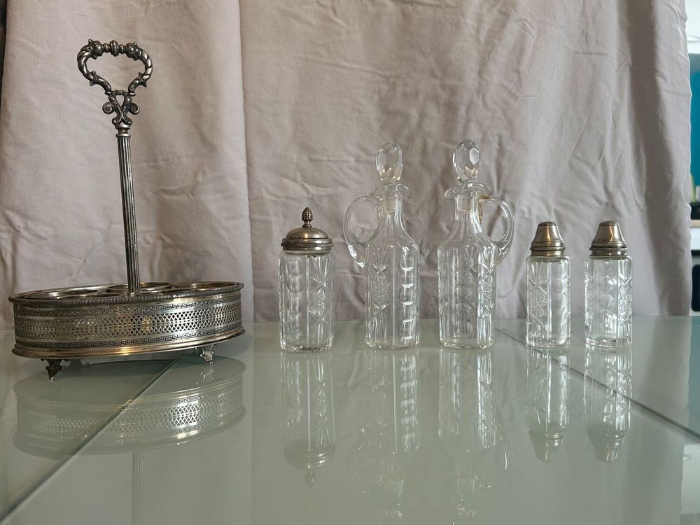 Service &agrave; condiments ancien Cuisine