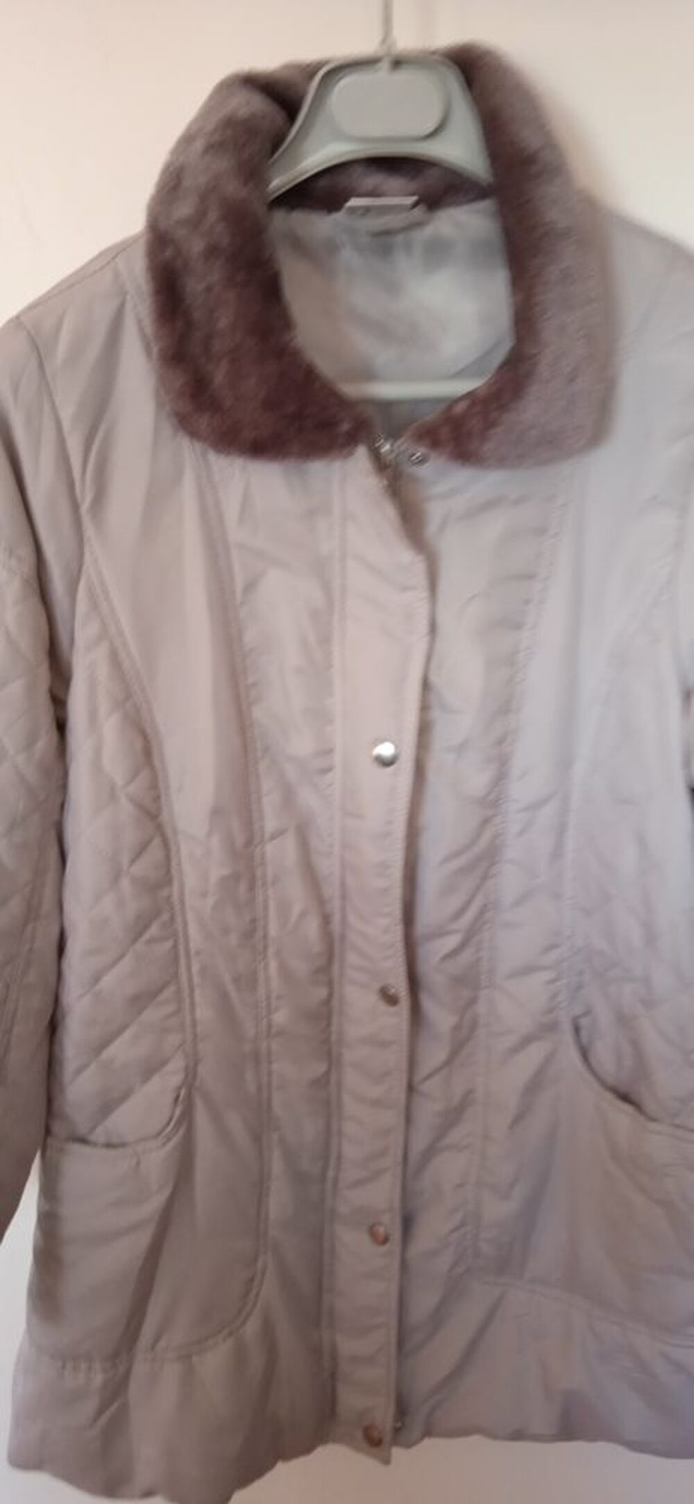 manteau doudoune gris nacr&eacute; Vêtements