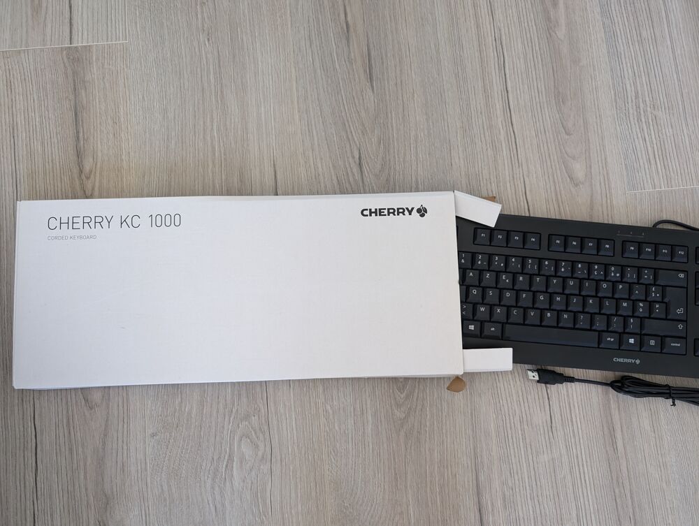 CHERRY KC 1000 - Clavier - Fran&ccedil;ais - noir Matériel informatique