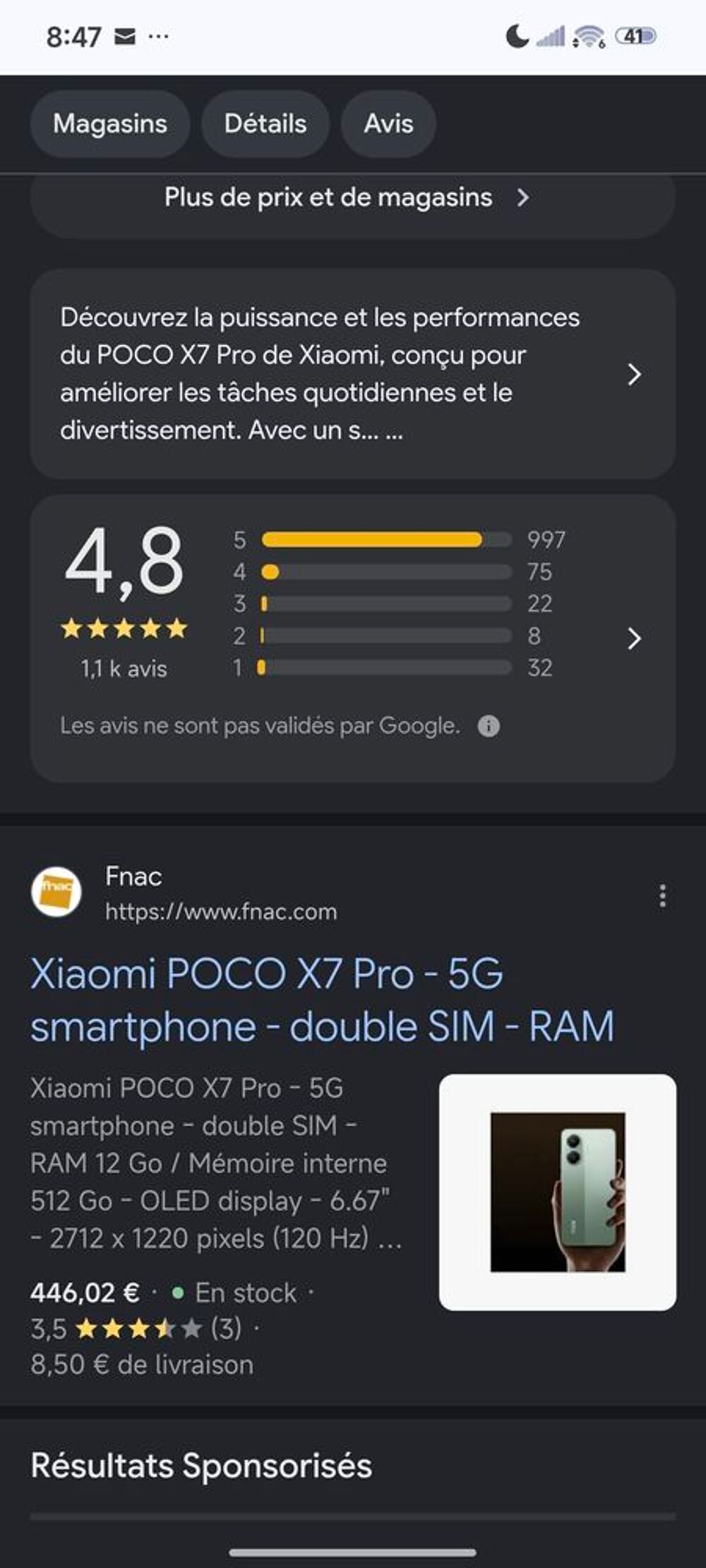 Xiaomi Poco X7 Pro Téléphones et tablettes