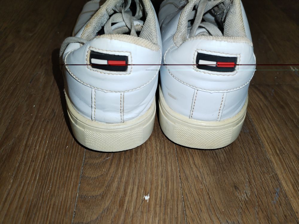 Basket TOMMY HILFINGER (Taille 42) blanche Chaussures