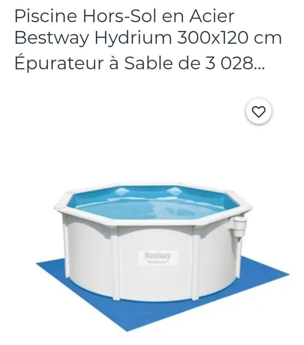 Piscine acier Jardin