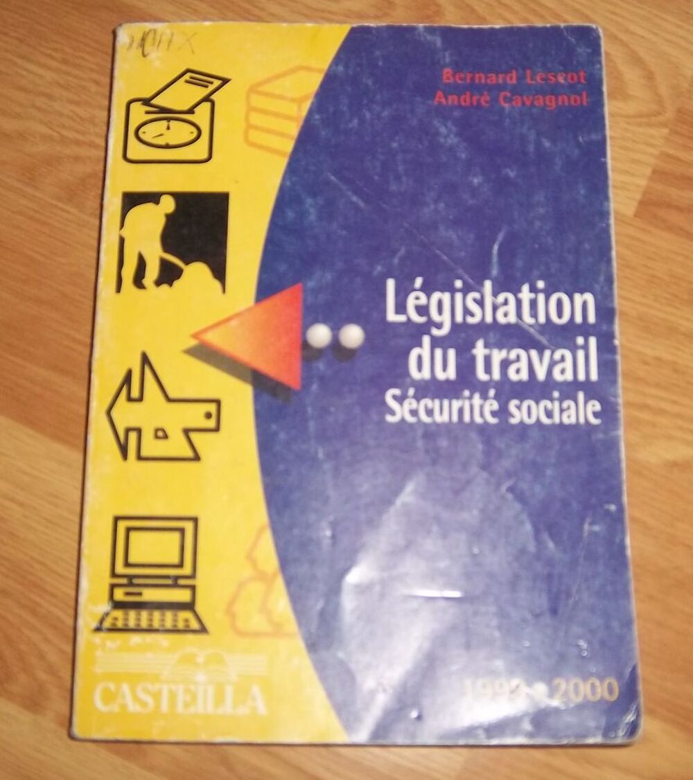 L&eacute;gislation du travail s&eacute;curite sociale 1999/2000 Livres et BD