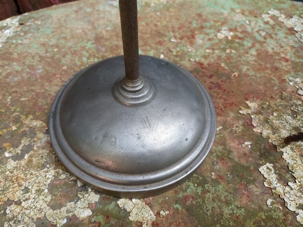 Ancienne Lampe de Bureau R&eacute;glable Globe Verre 
Décoration