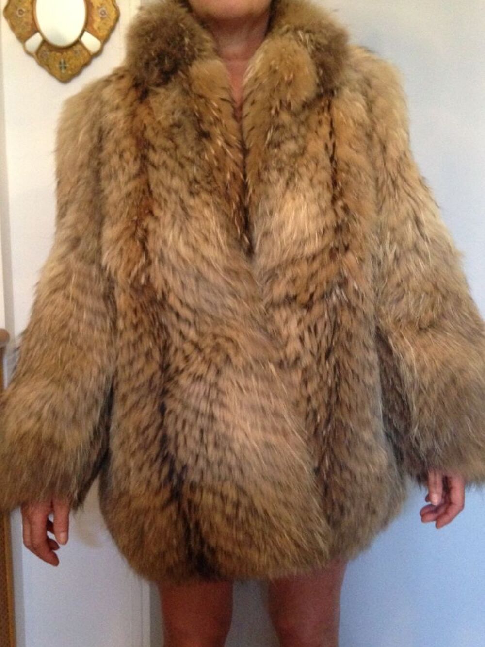Fourrure v&eacute;ritable marmotte du Canada Vêtements