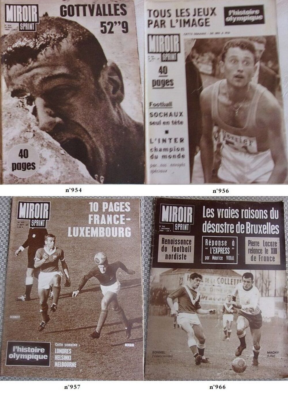 Miroir Sprint ann&eacute;e 1964 Livres et BD