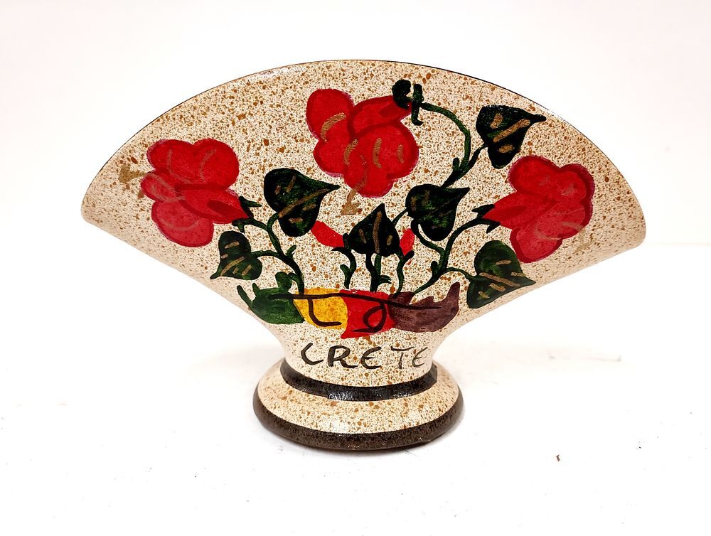 Vase c&eacute;ramique souvenir de Cr&ecirc;te Décoration