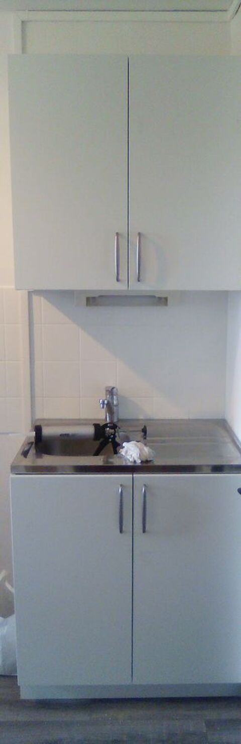 Meuble cuisine haut mural et bas sous �vier  LAPEYRE blanc 499 Laxou (54)