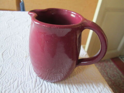Cruche bordeaux Poteries de la Vall�e Noire Herblay (95)