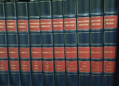 Encyclopédie alphabétique Bordas - 10 tomes 60 Vanves (92)